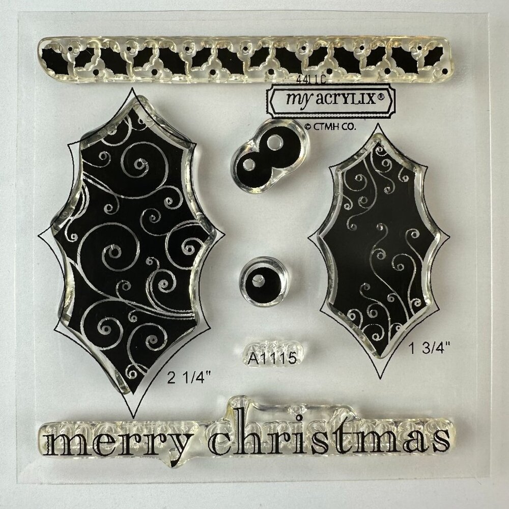 My Acrylix Close To My Heart A Holiday Winter Decorative Stamps a1115